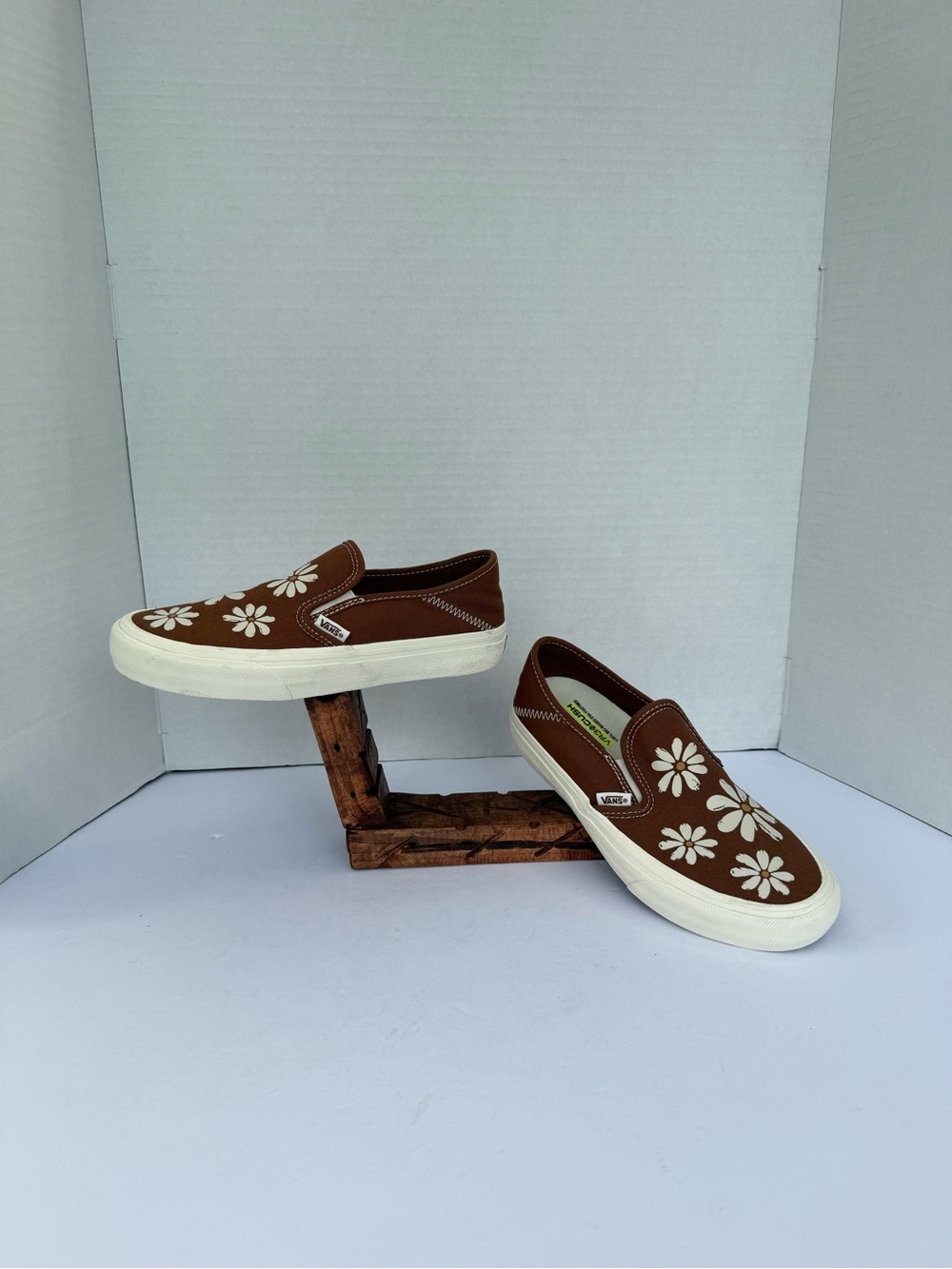 Vans VR3 Cush Slip On Floral Print Shoes Low Top Mens 5 Women’s 6.5 No Box New